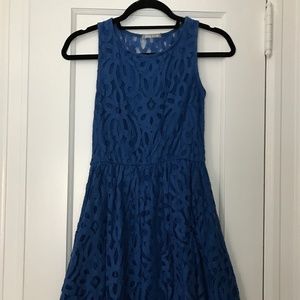 Blue Lace Dress